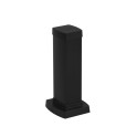 Mini columna a presión cuerpo en aluminio y tapas en PVC negro 0,30m 1 compartimento 2 caras