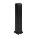 Mini columna a presión cuerpo en aluminio y tapas en PVC negro 0,68m 4 compartimentos