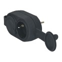 Adaptador 10/16A negro