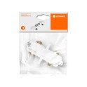 Conector lineal para proyector de carril monofasico TRACKLIGHT blanco