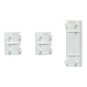 Tapa pulsador KNX 3 elementos blanco