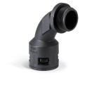 Racor RQB1 90-M diámetro 42,5 M50x1,5 IP65 negro