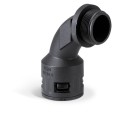 Racor RQB1 90-M diámetro 34,5 M40x1,5 IP65 negro