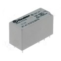 Mini-relé para circuito impreso-reticulado 5mm SERIE 41, 1 contacto conmutado, 16A, AgSnO2, 110V DC, lavable