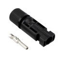 Conector MC4 H para panel fotovoltaico cable 8-10mm² 60-80A 1000V DC