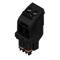 Conector BHZ 5.00/02/90LH BK/BK