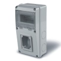 Cuadro de distribución IP55 ENERBOX 6DIN 1x63A