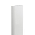 Canal monobloc 50x105mm PVC blanco