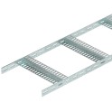 Bandeja escalera perforada con peldaño 35x300x3000 galvanizado acero