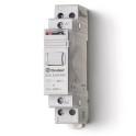 Telerruptor modular/ interruptor unipolar 1NA 16A SERIE 20, montaje carril 35mm, 125V AC contactos AgNi