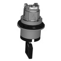 Cabeza selector XB4 montaje enrasado llave 455 3 posiciones retorno al centro