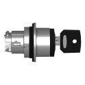 Cabeza selector XB4 montaje enrasado llave 455 3 posiciones retorno al centro