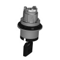 Cabeza selector XB4 montaje enrasado llave 455 2 posiciones fijas retirada izquierda