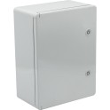 Armario estanco termoplástico 300x400x170mm IP65, IK10, protección UV, puerta lisa (opaca)