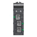 Adaptador de conexión Eicon Modicon X80 con plano posterior ETHERNET recubierto