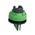 Cabeza selector FLUSH luminoso verde 3 posiciones retorno izquierda-centro