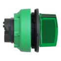 Cabeza selector FLUSH luminoso verde 3 posiciones retorno izquierda-centro