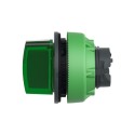 Cabeza selector FLUSH luminoso verde 3 posiciones retorno izquierda-centro