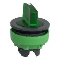 Cabeza selector FLUSH luminoso verde 3 posiciones fijas