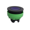 Cabeza piloto FLUSH luminoso azul LED