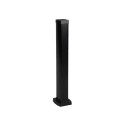 Mini columna a presión cuerpo en aluminio y tapas en PVC negro 0,68m 1 compartimento 2 caras