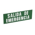 Etiqueta señalización SALIDA EMERGENCIA G5