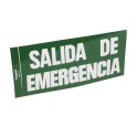 Etiqueta señalización SALIDA DE EMERGENCIA