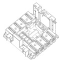 Base seccionadora con DPX3/1600 4P