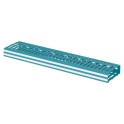 Canaleta LINA25 para cables, PVC, 25x80mm, azul