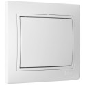 Tapa ciega Serie Europa monobloc 83x81 blanco