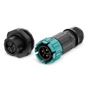 Conector estanco enchufable a panel M23 5P