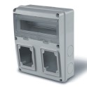 Cuadro de distribución IP55 ENERBOX 11DIN 2x63A