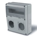 Cuadro de distribución IP55 ENERBOX 11DIN 2x16/32A