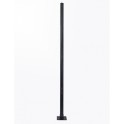 Columna Urban 3m negro punta 60mm 250x250x3000mm