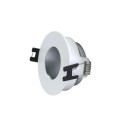 Aro embellecedor asimétrico circular basculante blanco diámetro 80x35mm diámetro 72mm