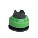 Cabeza pulsador FLUSH luminoso verde LED