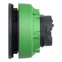 Cabeza pulsador FLUSH luminoso verde LED