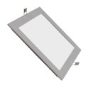 Downlight LED BRAI cuadrado 18W 4000BRAI diámetro 218X11mm corte diámetro 205mm plata