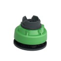 Cabeza piloto FLUSH luminoso verde LED