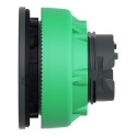 Cabeza piloto FLUSH luminoso verde LED