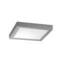 Downlight LED KASVI superficie cuadrado 18W 4000K diámetro 223x32mm plata