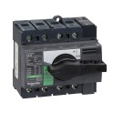 Interruptor / seccionador COMPACT 80A 4P empotrable negro